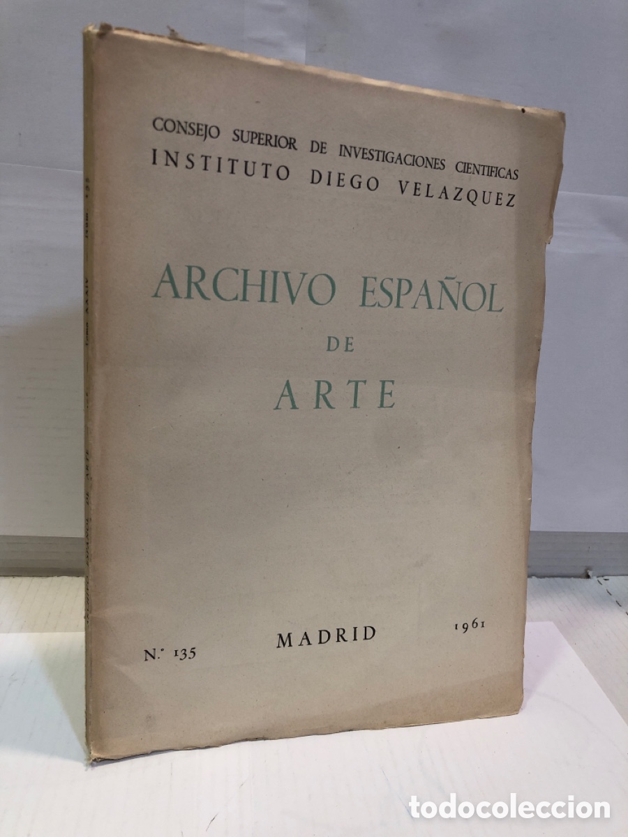 Livres d'occasion: Archivo Espa&ntilde;ol de Arte. N&ordm; 135, 1961