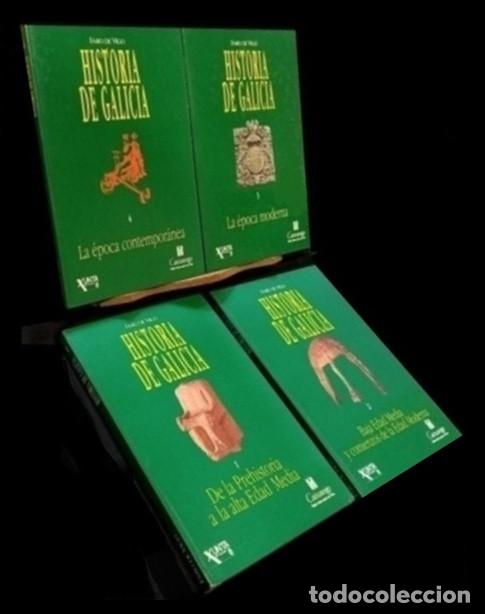 Libros de segunda mano: HISTORIA DE GALICIA. [COMPLETA 4 TOMOS]. FRANCISCO PABLOS. PONTEVEDRA. ORENSE. CORU&Ntilde;A. LUGO