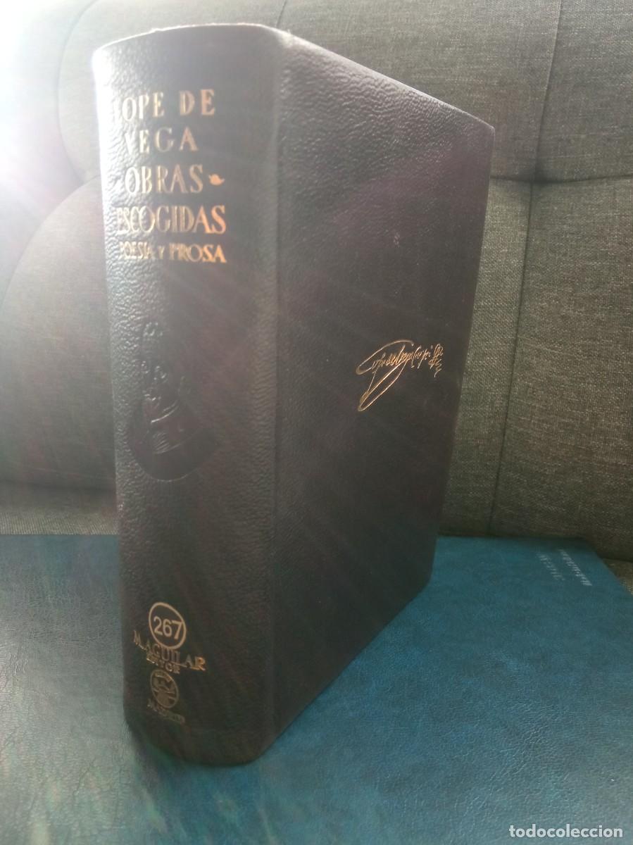 Libros de segunda mano: LOPE DE VEGA - OBRAS ESCOGIDAS. POES&Iacute;A Y PROSA. AGUILAR, 1946.