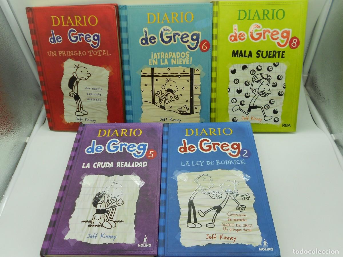 Gebrauchte B&uuml;cher: lote diario de greg n&ordm; 1-2-5-6-8
