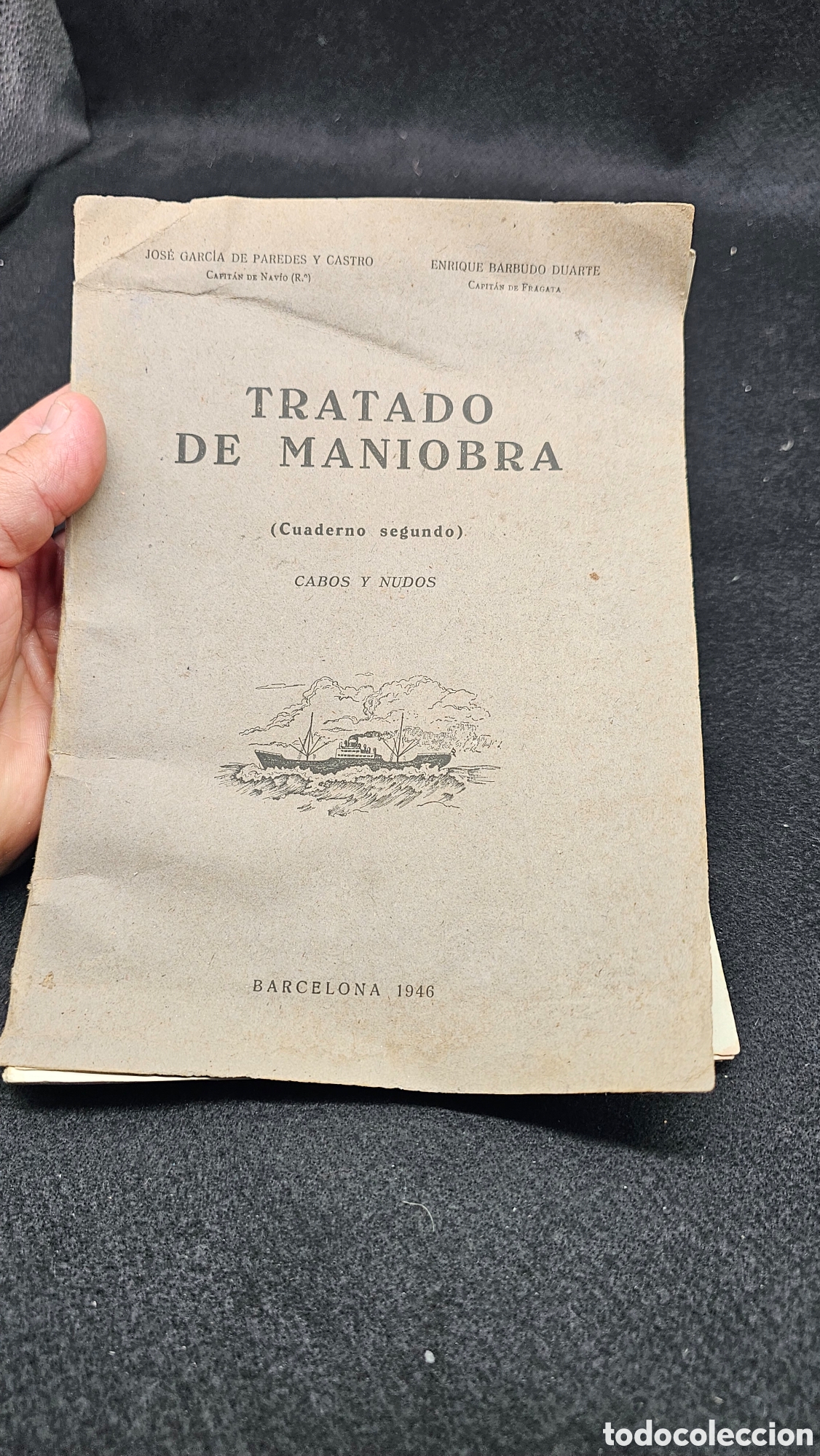 Libros de segunda mano: Antiguo libro n&aacute;utico ( NUDOS Y CABOS )