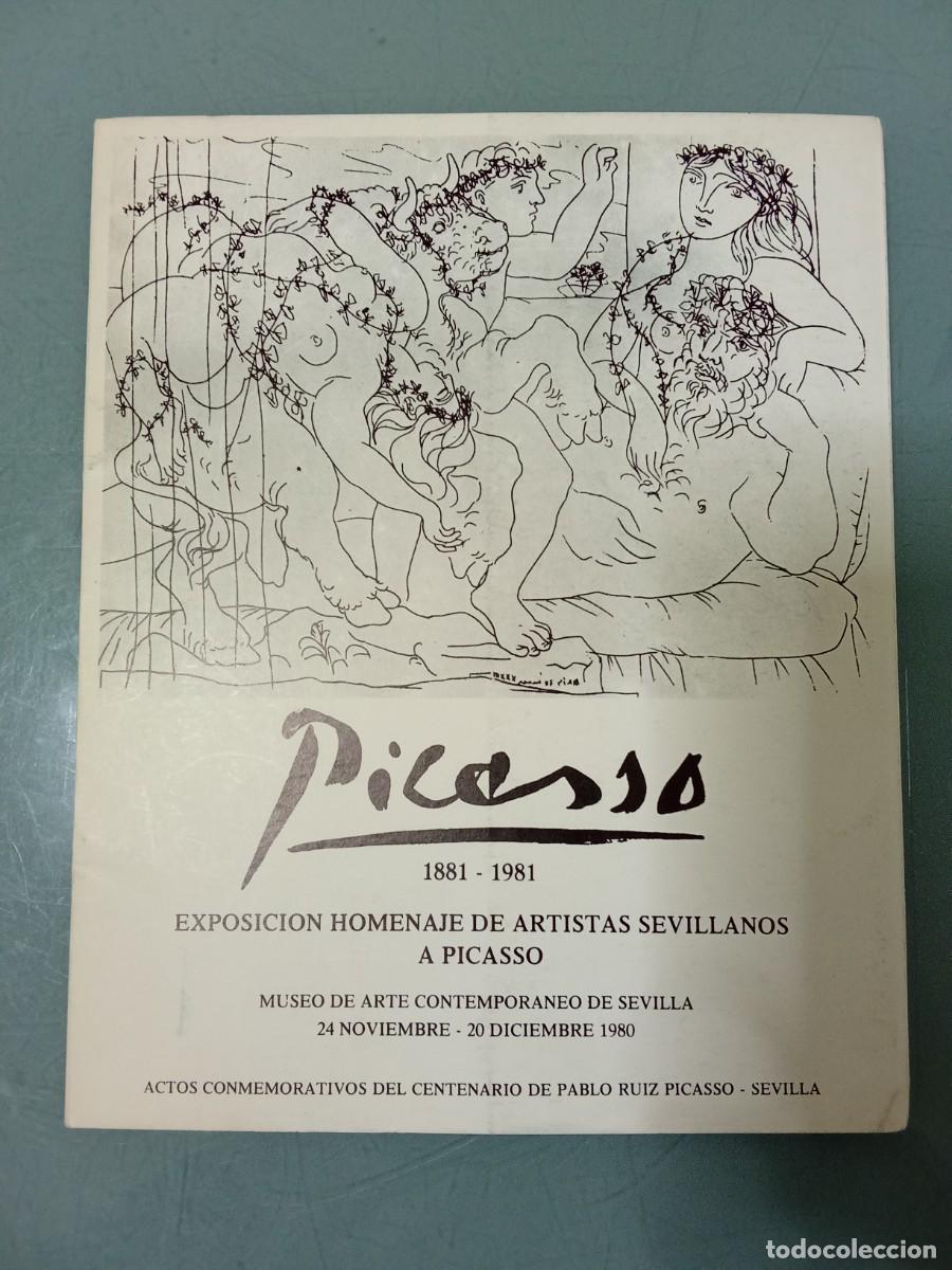 Libros de segunda mano: PICASSO. Exposici&oacute;n homenaje de artistas sevillanos a Picasso.