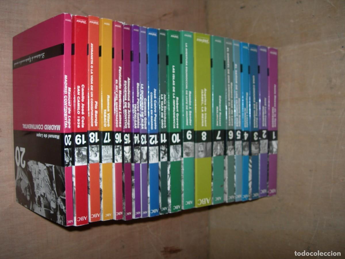Libros de segunda mano: LA HISTORIA DE ESPA&Ntilde;A NOVELA A NOVELA / 20 VOLUMENES