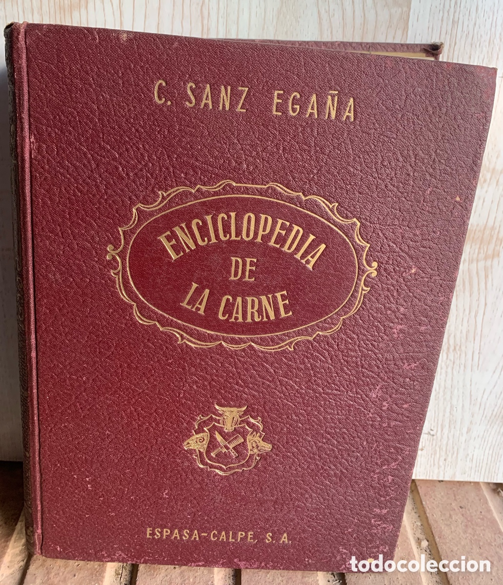 Libros de segunda mano: ENCICLOPEDIA DE LA CARNE - 1&ordf; EDICION A&Ntilde;O 1948 - MUY ILUSTRADO.