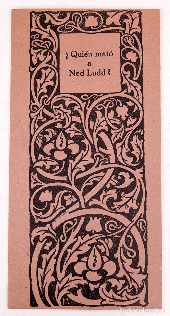 Libros de segunda mano: &iquest;QUI&Eacute;N MAT&Oacute; A NED LUDD? - SITUACIONISMO - 1979 - SUPLEMENTO AL N&ordm;3 DE 'NADA' - RAR&Iacute;SIMO