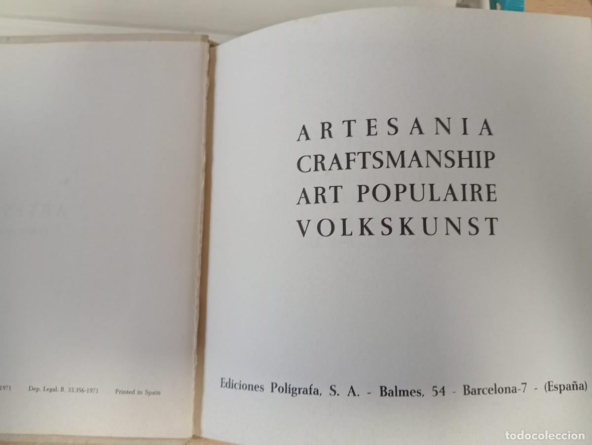 Libros de segunda mano: ARTESAN&Iacute;A - EDICIONES POL&Iacute;GRAFA 1971 / BARCELONA - Foto 5