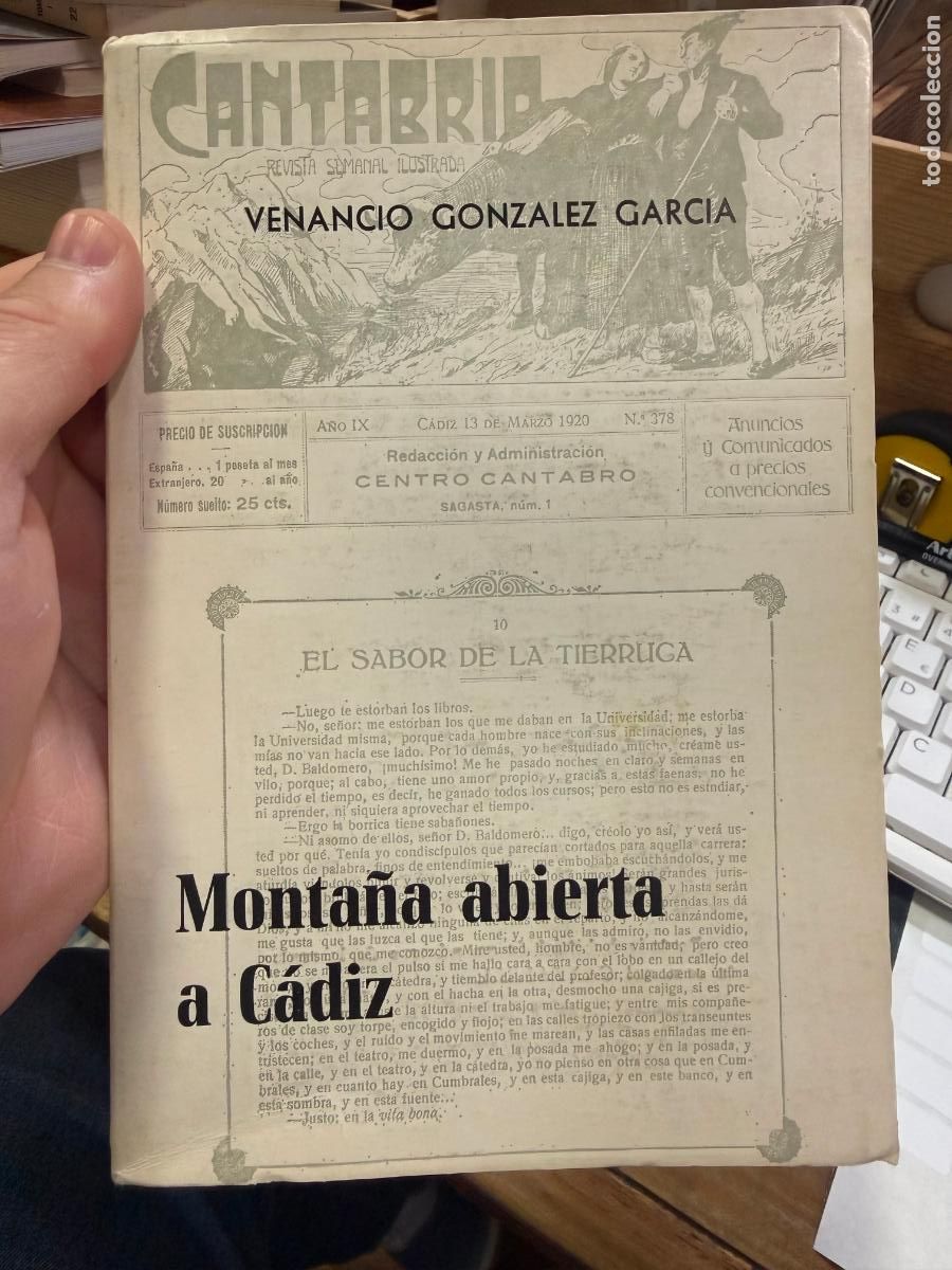 Libros de segunda mano: LIBRO MONTA&Ntilde;A ABIERTA A CADIZ - A&Ntilde;O 1978