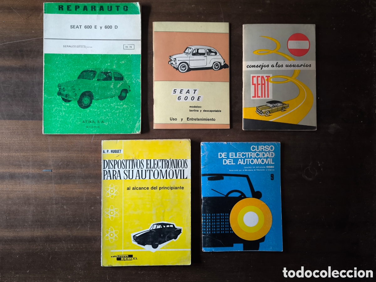 Libros de segunda mano: Lote Libros manual Seat 600