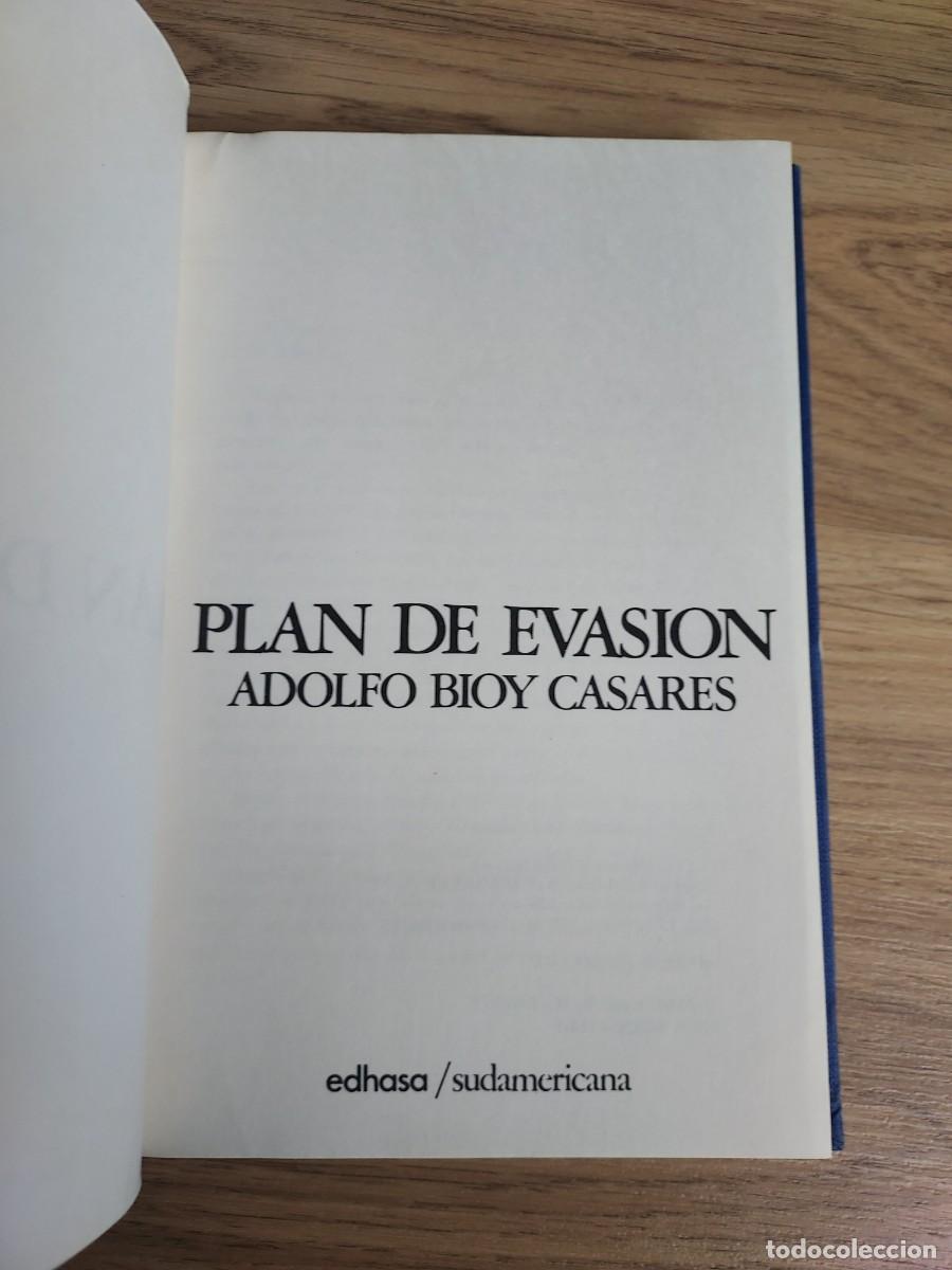 Libros de segunda mano: Plan de evasi&oacute;n - Adolfo Bioy Casares (Edhasa) - Foto 8