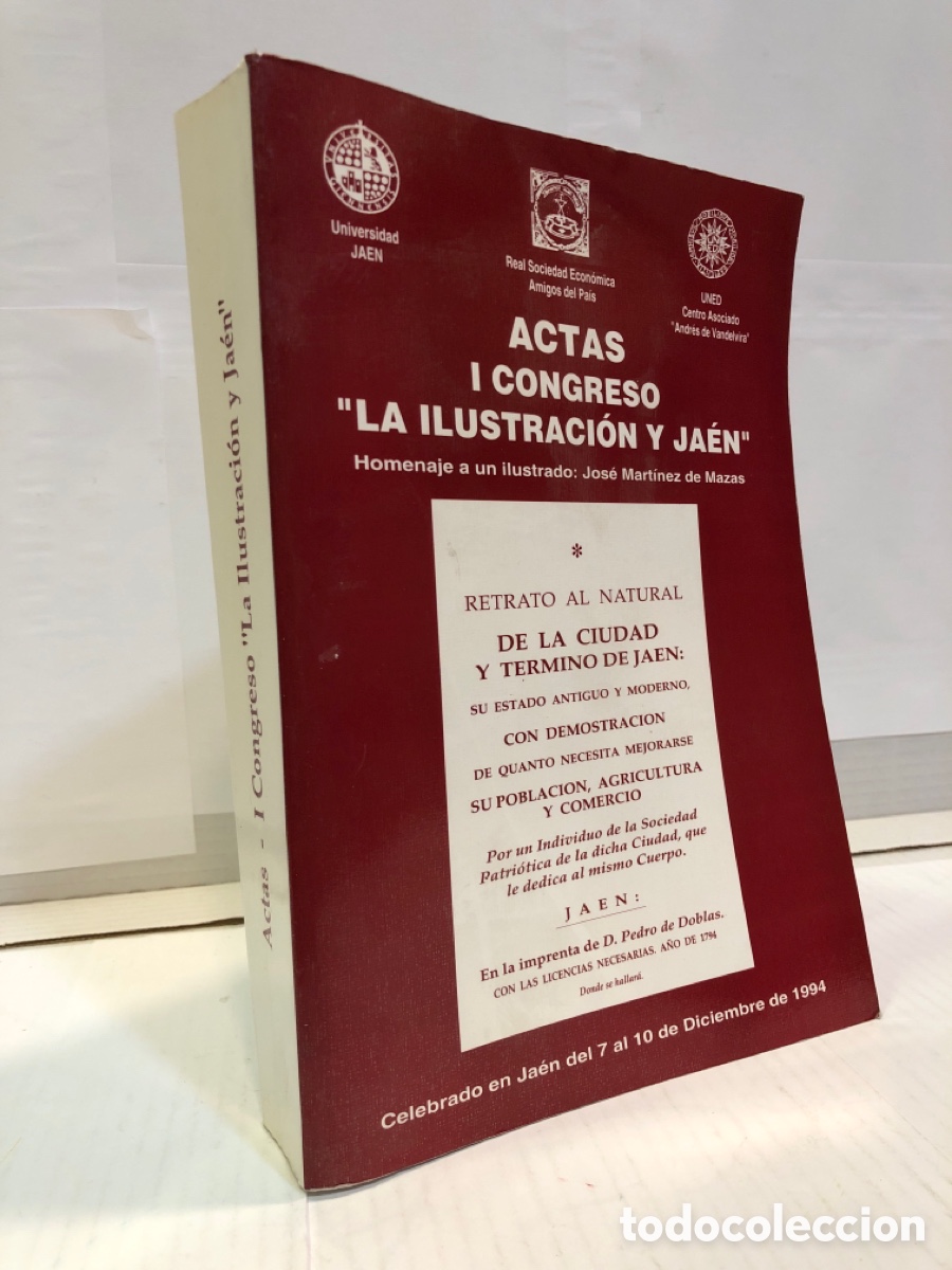 Libros de segunda mano: Actas I congreso &uml;La ilustracion y Jaen&uml;