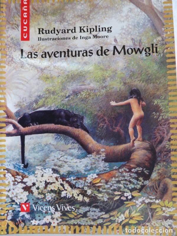 Libros de segunda mano: Las Aventuras de Mowgli - Kipling, Rudyard - Editorial Vicens Vives - Cuca&ntilde;a, N&ordm; 14