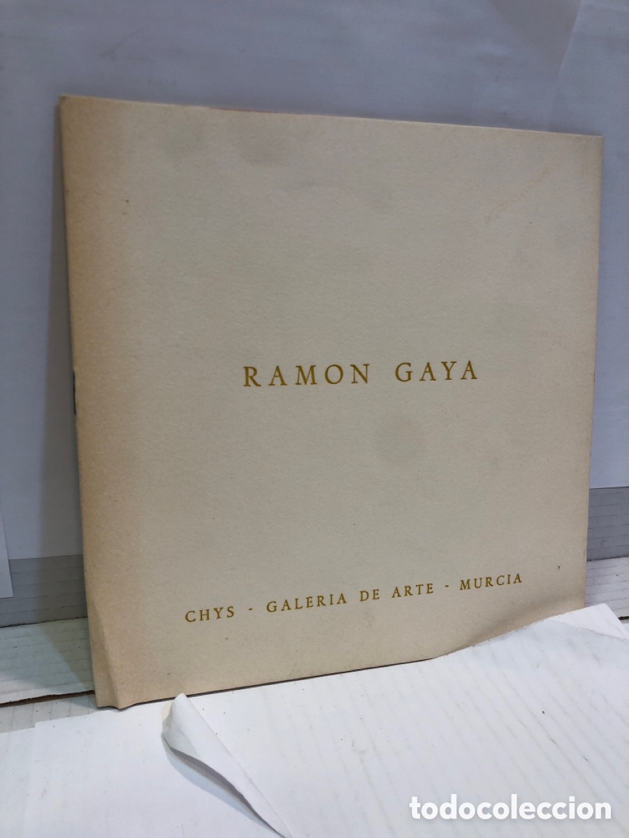 Libros de segunda mano: Ram&oacute;n Gaya - chys galer&iacute;a de arte murcia