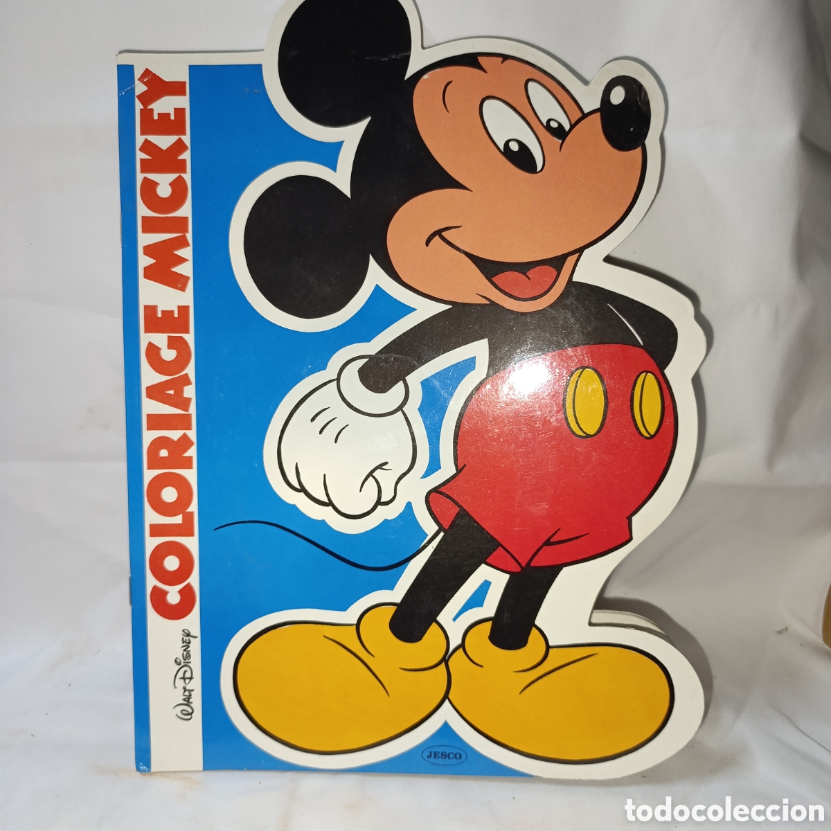 Libros de segunda mano: cuaderno para colorear vintage de Mickey Mouse de la editorial francesa Jesco Imagerie.
