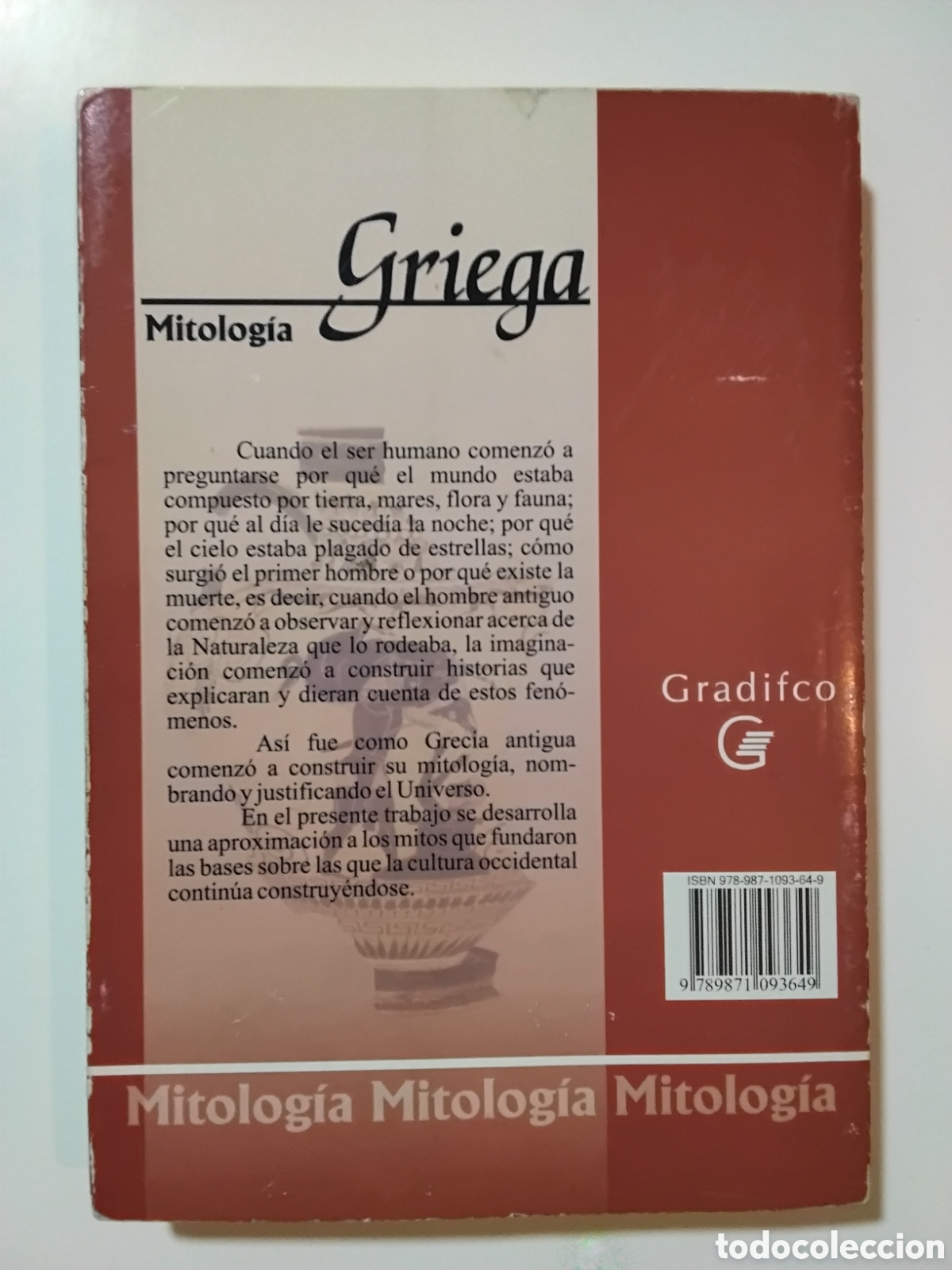Libros de segunda mano: ABRAMOWICZ, NURI &mdash; Mitolog&iacute;a griega &mdash; Gradifco &mdash; 2007 - Foto 2