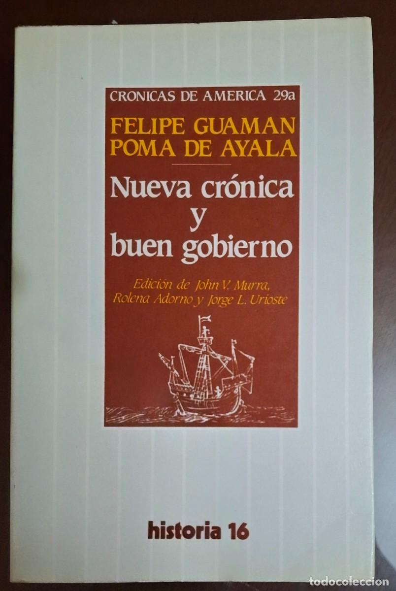 Libros de segunda mano: FELIPE GUAMAN POMA DE AYALA: NUEVA CRONICA Y BUEN GOBIERNO (3 VOLUMENES)