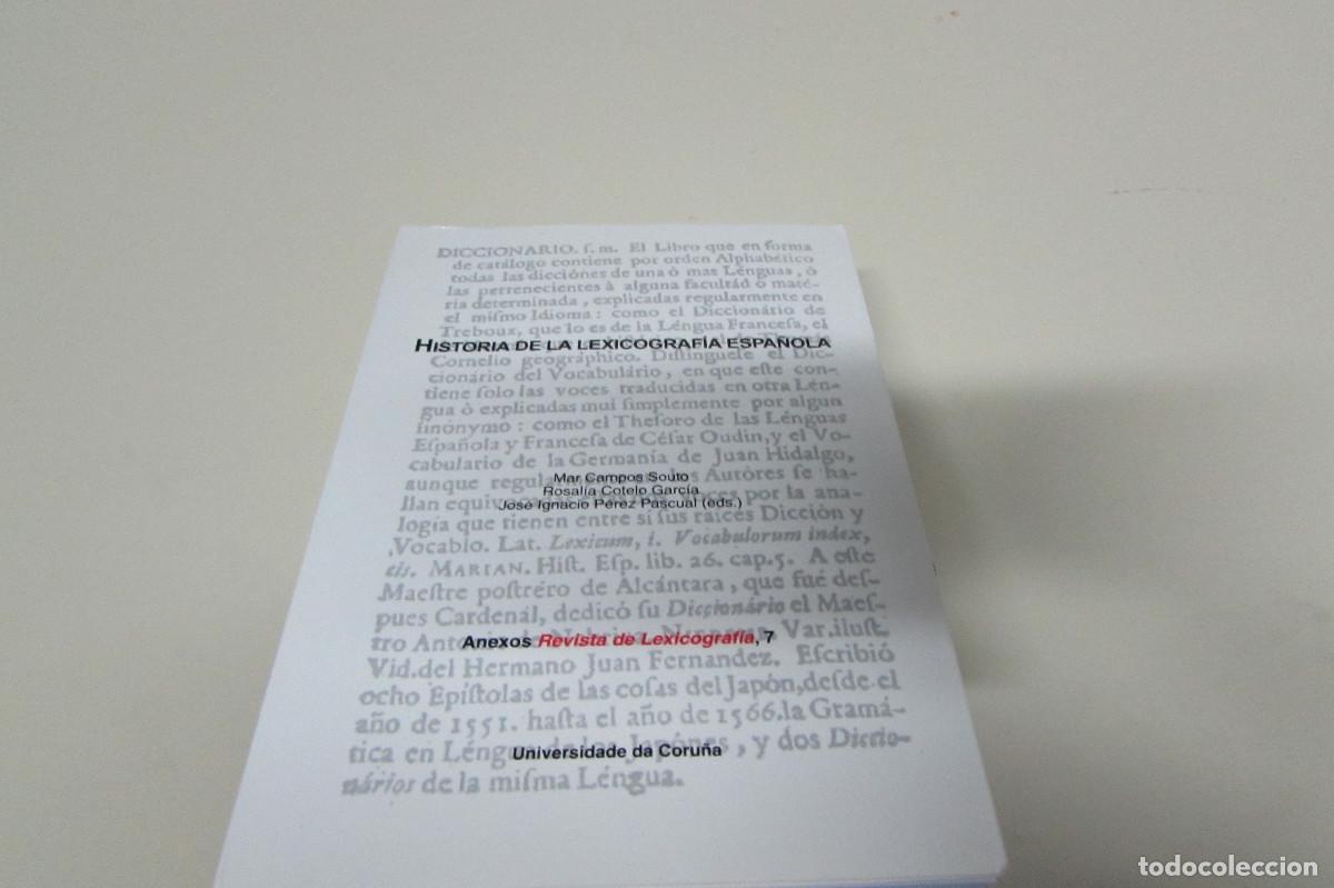 Libros de segunda mano: Historia de la lexicograf&iacute;a espa&ntilde;ola Campos Souto, Mar