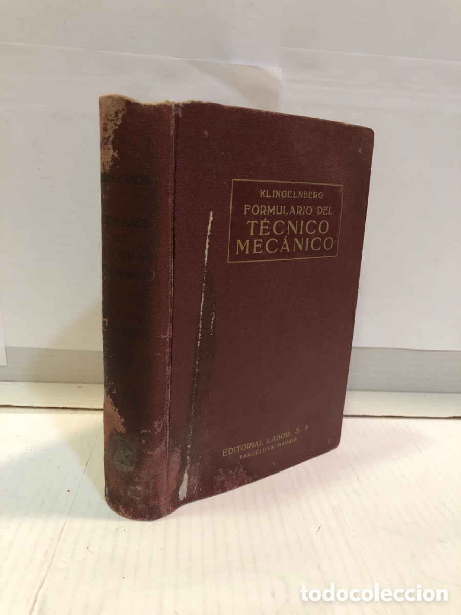 Gebrauchte B&uuml;cher: Formulario del tecnico mecanico - Klingelnberg