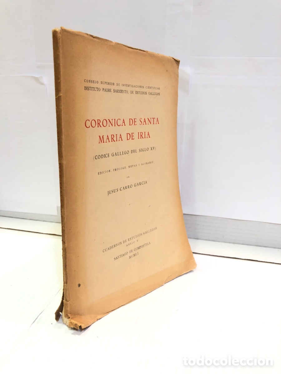 Libros de segunda mano: Coronica de Santa Maria de Iria - Jesus Carro Garcia