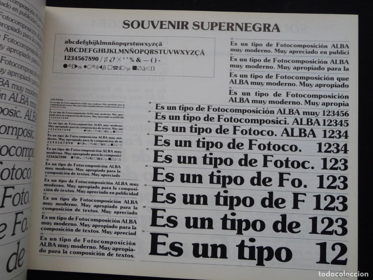 Libros de segunda mano: alba FOTOCOMPOSICION. 1987 - Foto 6