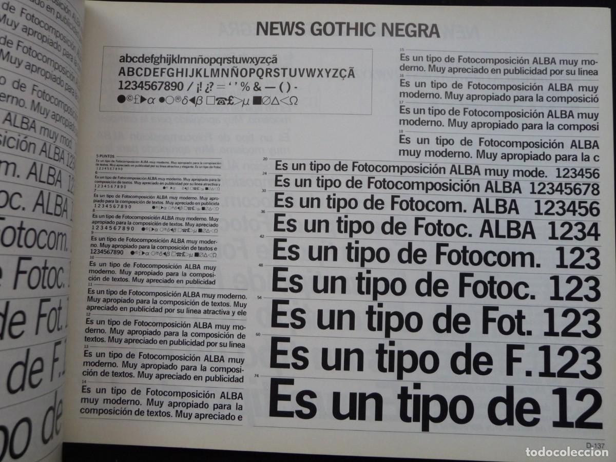 Libros de segunda mano: alba FOTOCOMPOSICION. 1987 - Foto 7