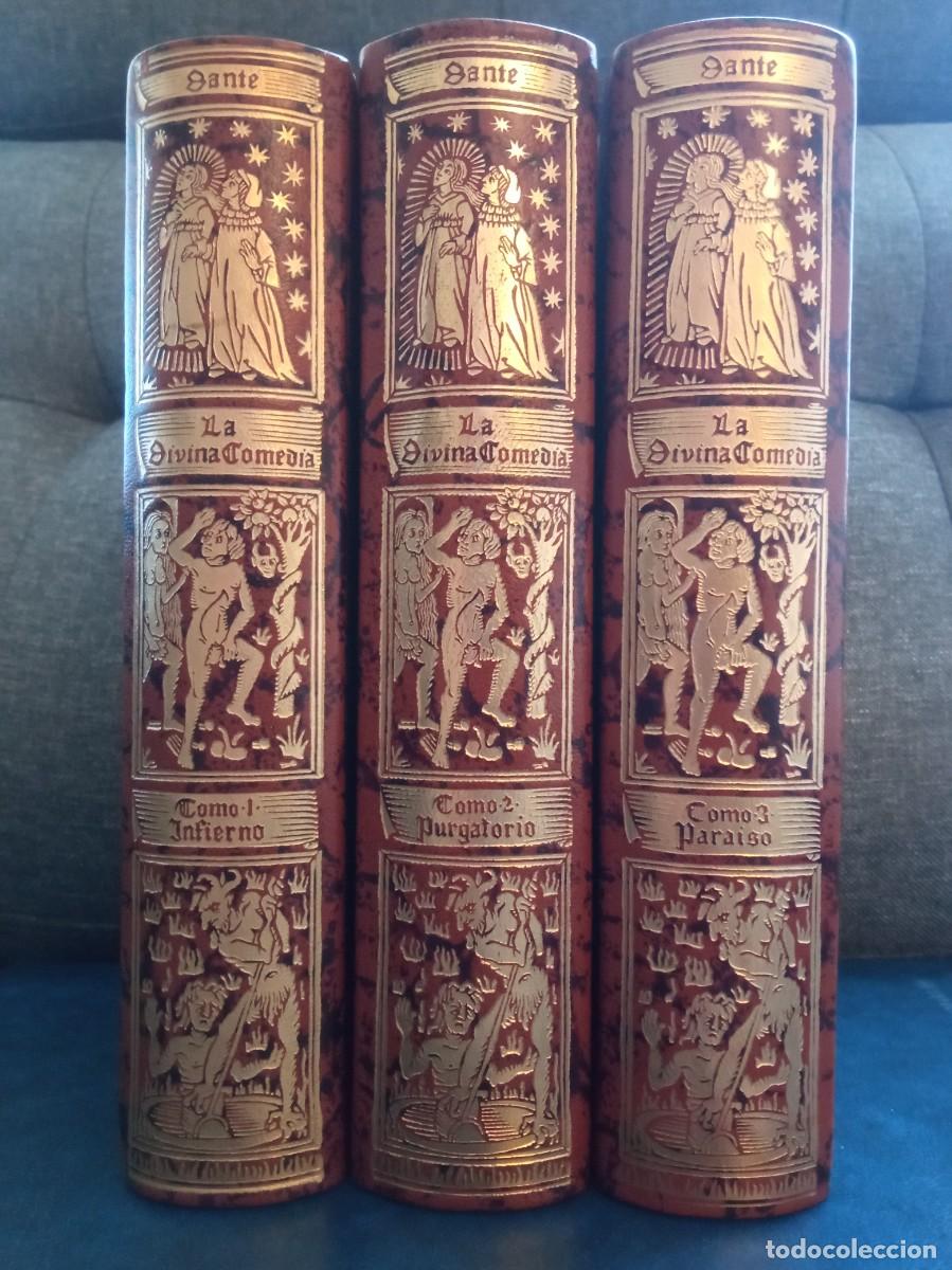 Libros de segunda mano: DANTE - LA DIVINA COMEDIA (3 VOL.). C&Iacute;RCULO DEL BIBLI&Oacute;FILO, 1975.