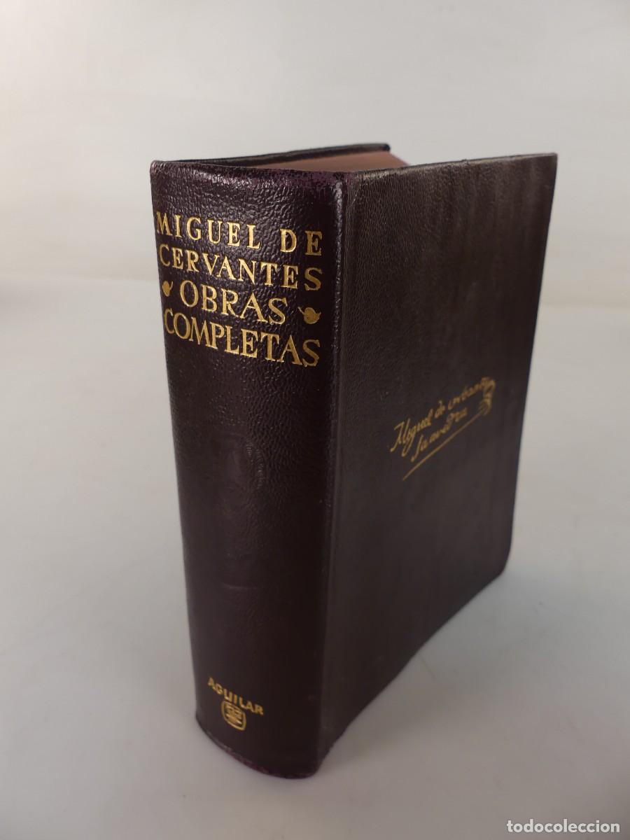 Libros de segunda mano: LIBRO &ndash; OBRAS COMPLETAS POR MIGUEL DE CERVANTES EDITORIAL AGUILAR