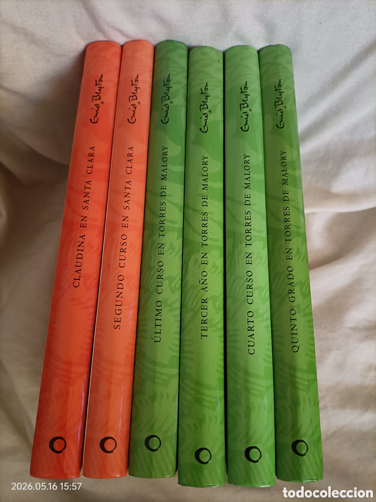 Libros de segunda mano: 6 libros Enid Blyton - Santa Clara--Torres de Malory- CIRCULO DE LECTORES