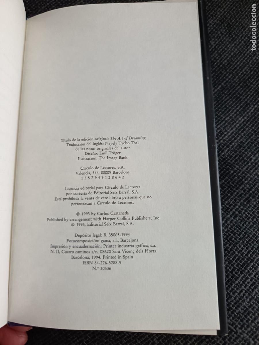 Libros de segunda mano: Libro El arte de enso&ntilde;ar. Carlos Castaneda. C&iacute;rculo de lectores 1994. - Foto 12