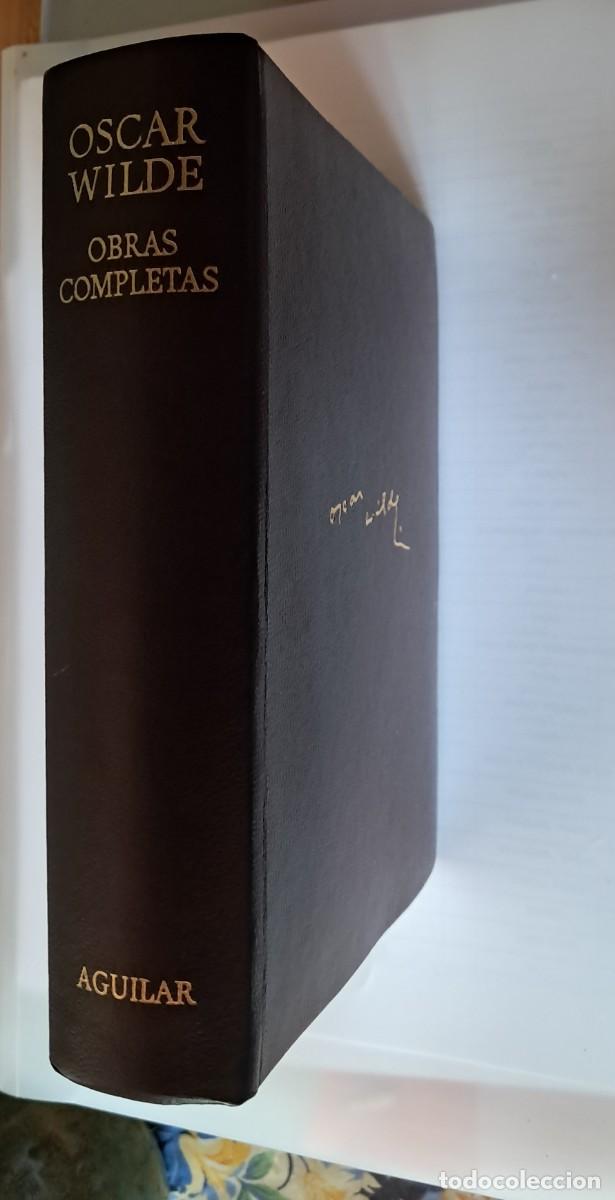 Libros de segunda mano: OSCAR WILDE obras completas ed. AGUILAR 1972 encuadernacion piel