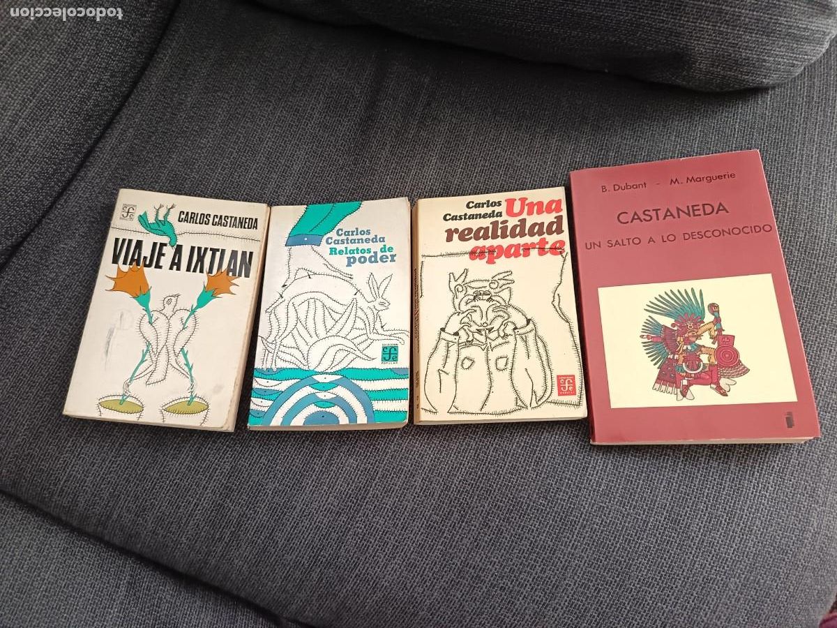 Libros de segunda mano: Lote de 3 litros de Carlos Castaneda m&aacute;s Castaneda salto a lo desconocido.