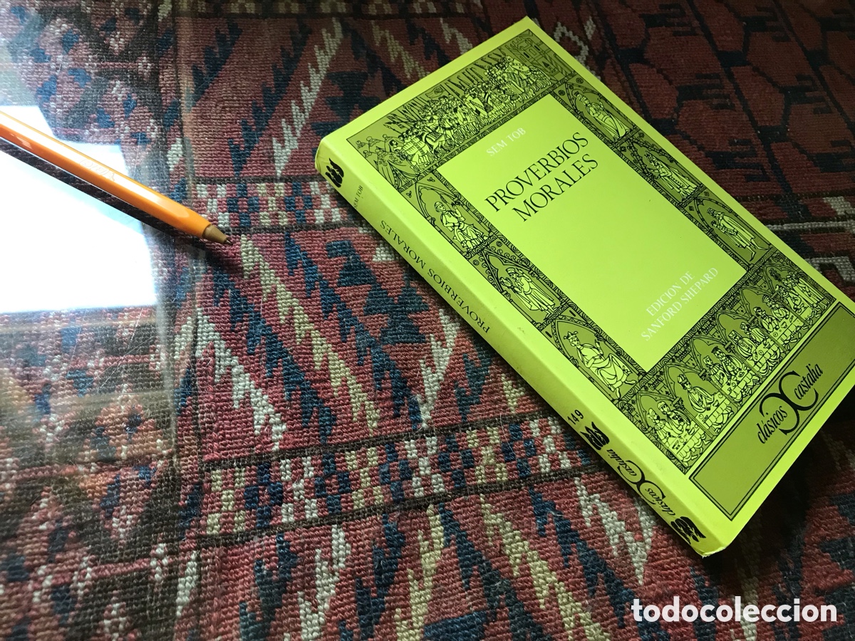 Libros de segunda mano: Proverbios morales. Sem Tob. Cl&aacute;sicos Castalia. Edici&oacute;n de Sanford Shepard n&ordm; 149