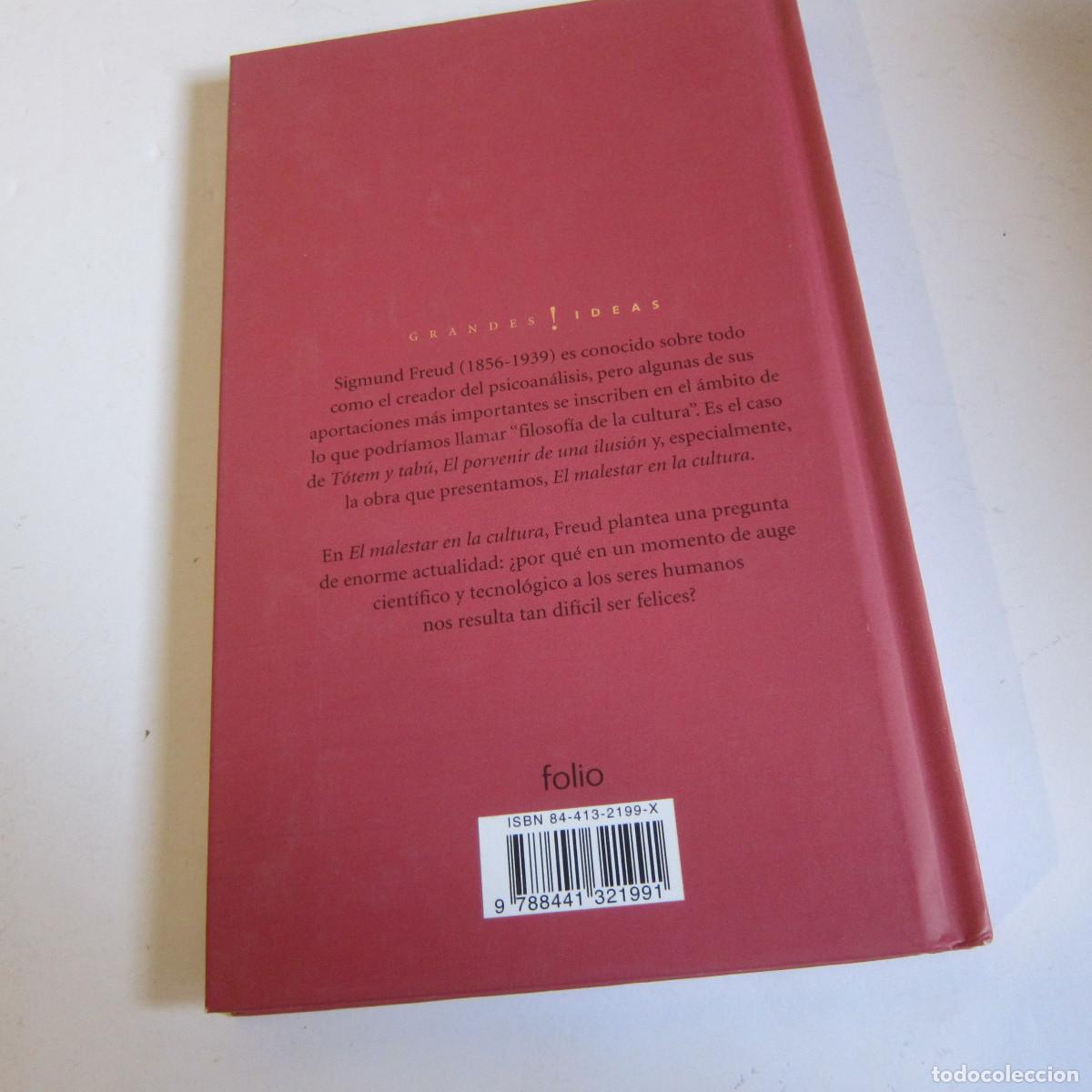 Libros de segunda mano: EL MALESTAR EN LA CULTURA - FREUD (FOLIO) ENSAYO - Foto 5