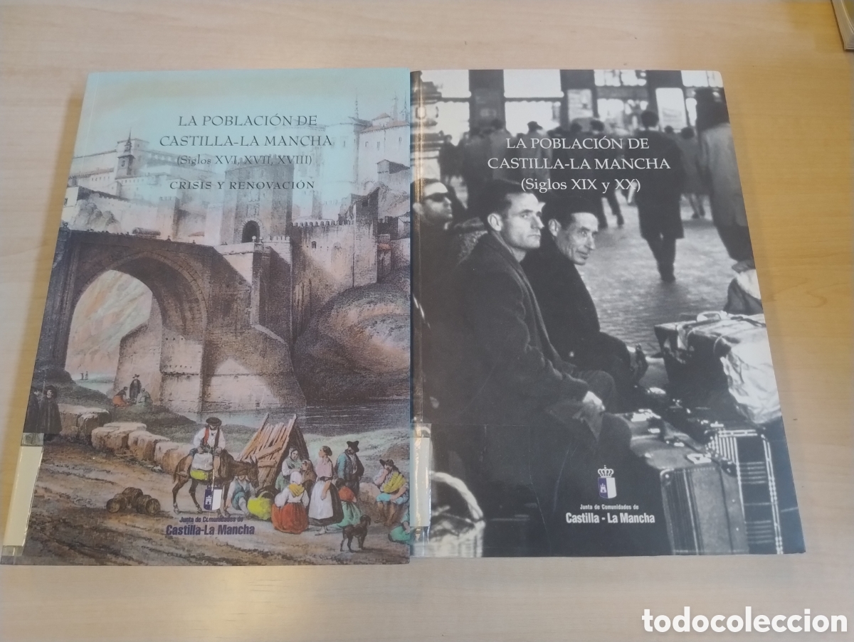 Libros de segunda mano: Lote de libros &rdquo;La poblaci&oacute;n de Castilla la Mancha&rdquo;