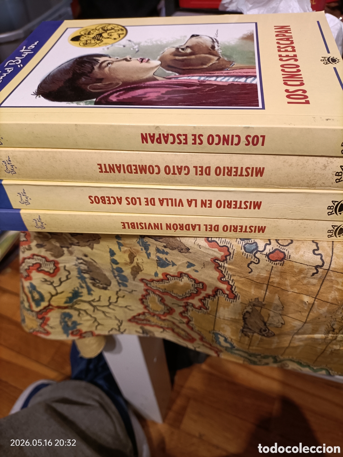 Libros de segunda mano: 4 LIBROS , LOS CINCO ENID BLYTON -RBA
