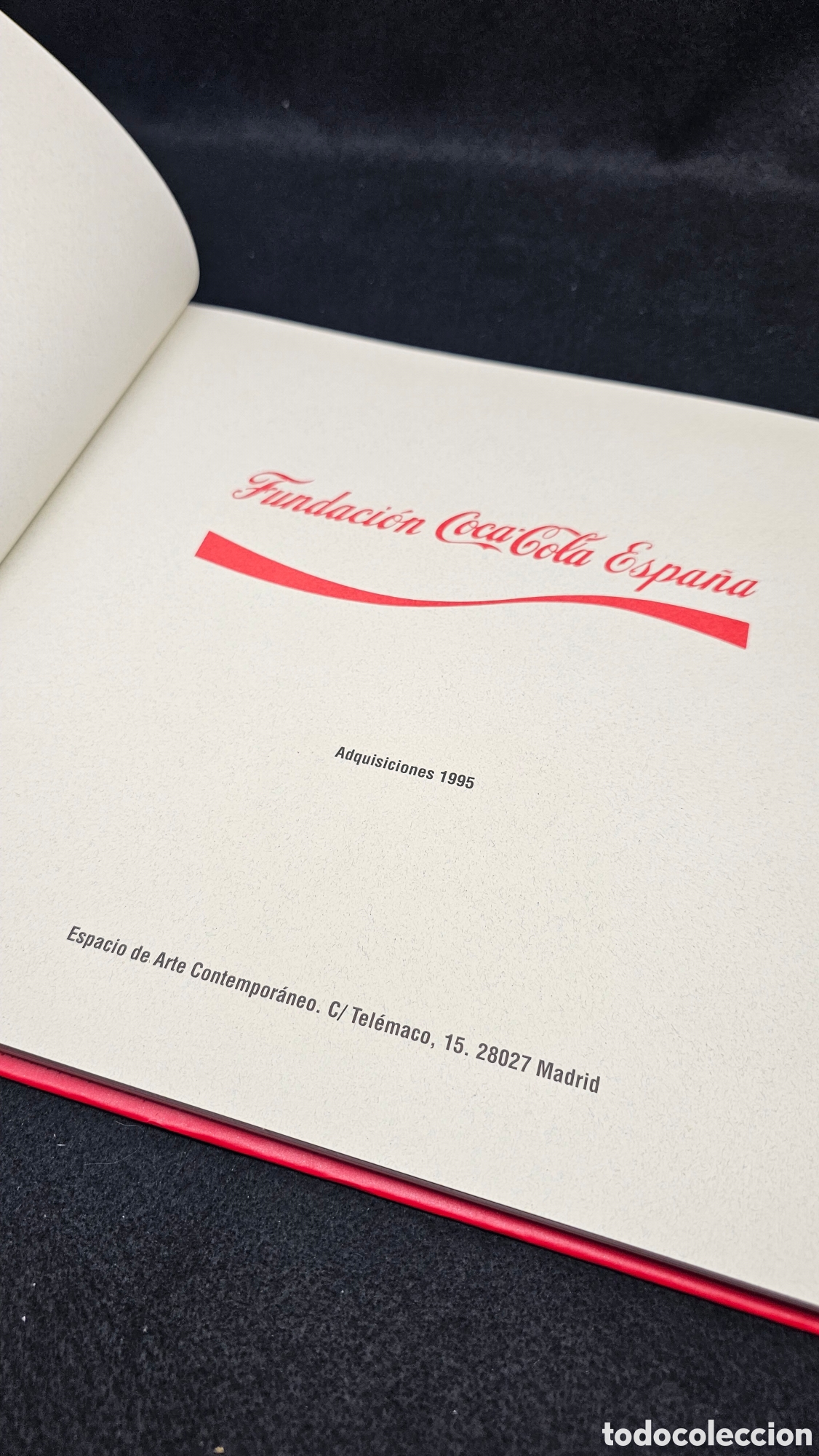 Libros de segunda mano: Fundaci&oacute;n Coca-Cola Espa&ntilde;a espacio de arte contempor&aacute;neo 1995