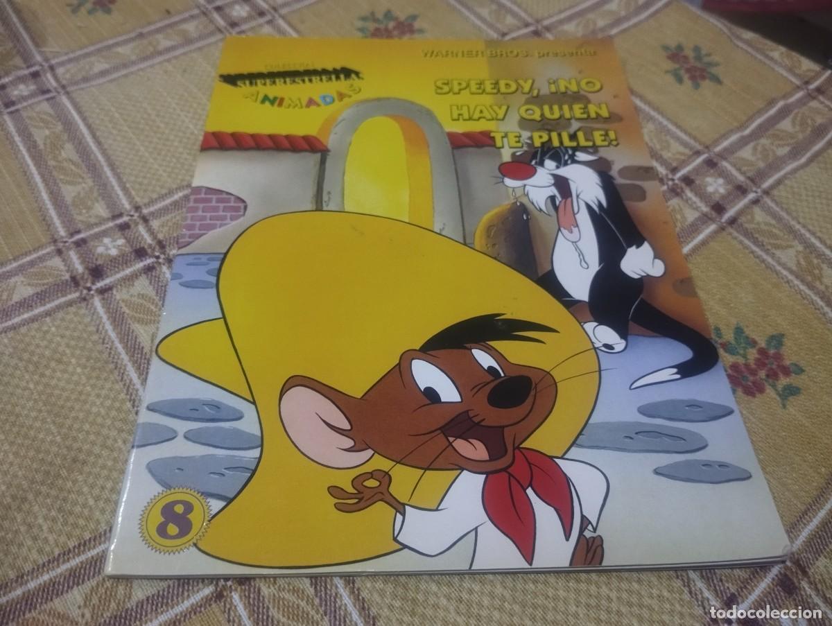 Libros de segunda mano: LIBRO COLECCION SUPERESTRELLAS ANIMADAS WARNER BROS SPEEDY, &iexcl;NO HAY QUIEN TE PILLE! N&ordm; 8