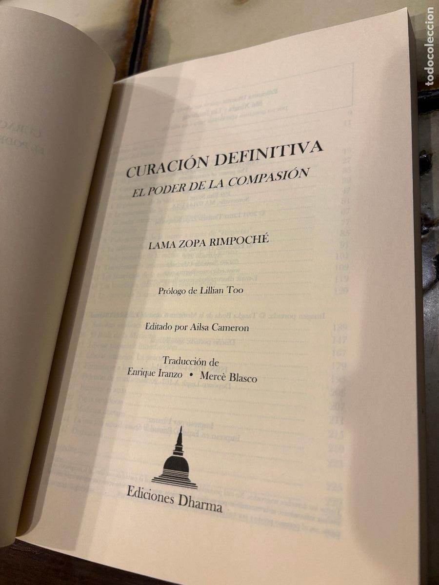 Libros de segunda mano: Curaci&oacute;n definitiva. El poder de la compasi&oacute;n. Lama Zopa Rimponch&eacute; - Foto 3
