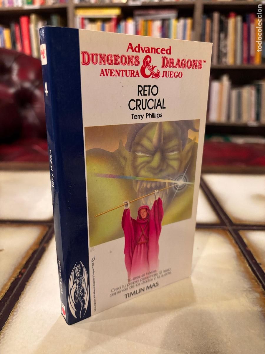 Libros de segunda mano: Reto crucial. Terry Phillips. Dungeons & Dragons Advanced. Timun Mas.