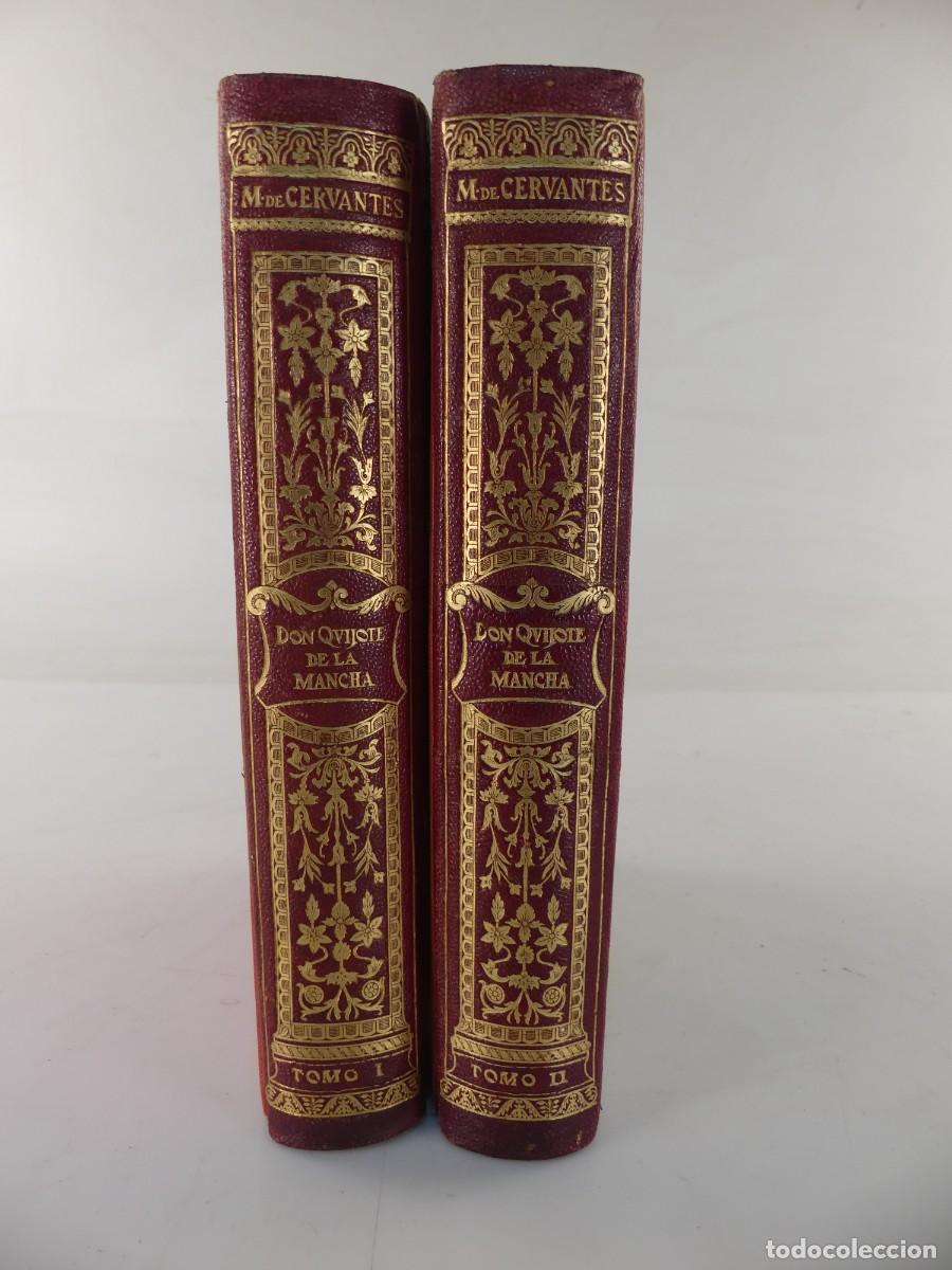 Libros de segunda mano: TOMO I Y II DE DON QUIJOTE DE LA MANCHA POR CERVANTES EDITOR F.SEIX