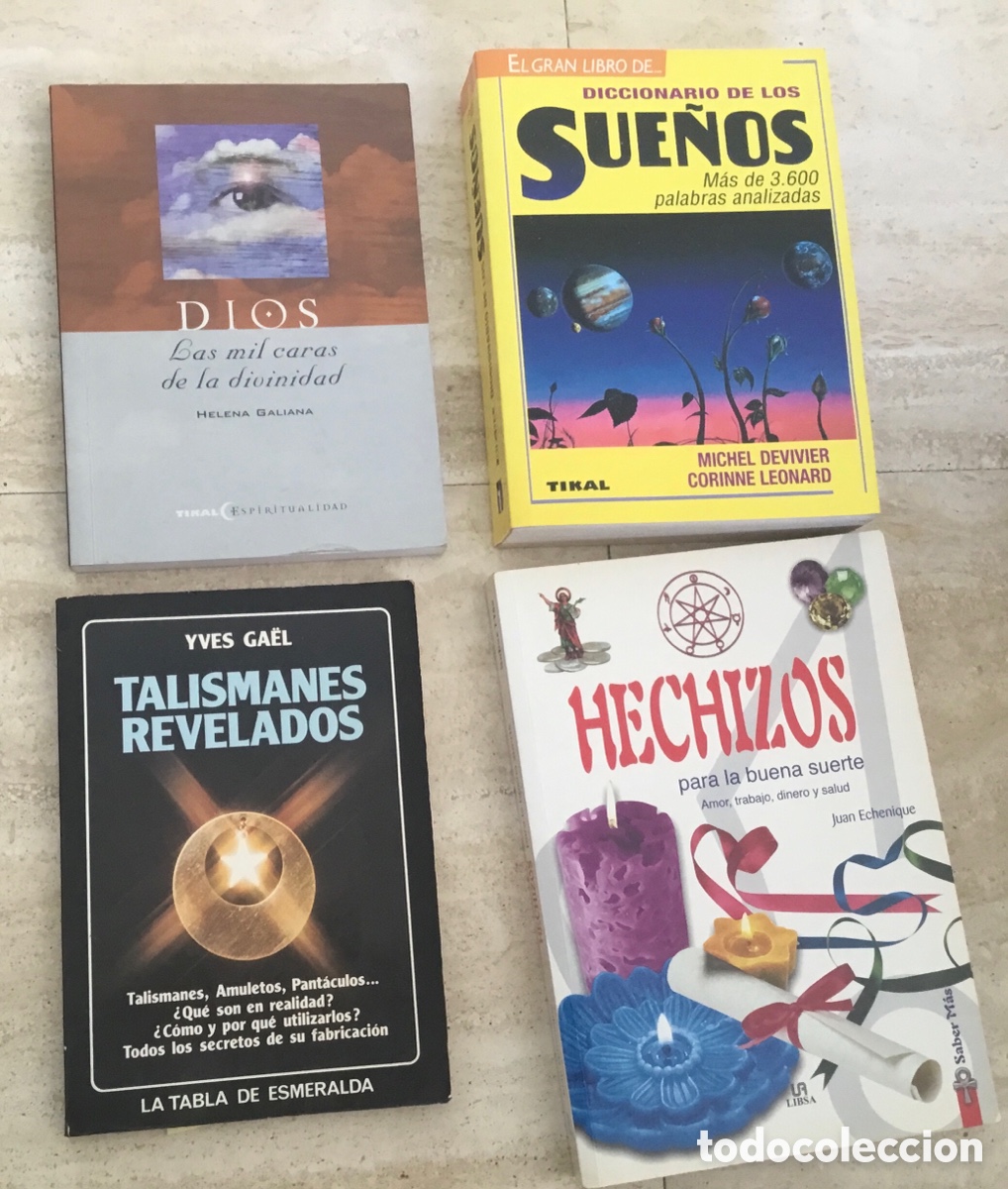 Livros em segunda m&atilde;o: Lote libros talismanes sue&ntilde;os hechizos