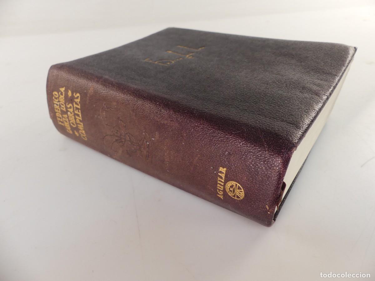 Libros de segunda mano: LIBRO OBRAS COMPLETAS POR FEDERICO GARCIA LORCA EDITORIAL AGUILAR