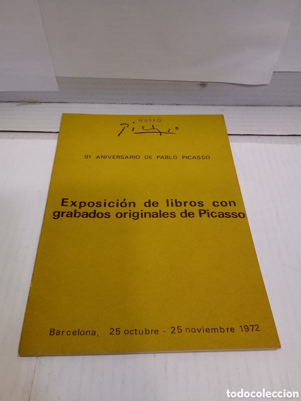 Libros de segunda mano: Exposicion de libros con grabados originales de Picasso. 91 aniversario de Pablo Picasso
