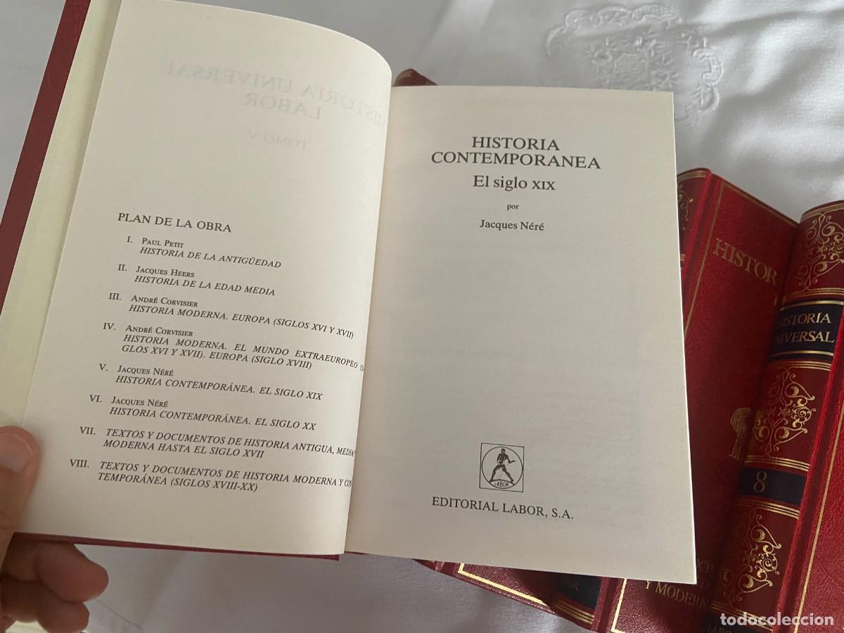 Libros de segunda mano: Historia Universal, Editorial Labor (8 tomos) - Foto 2