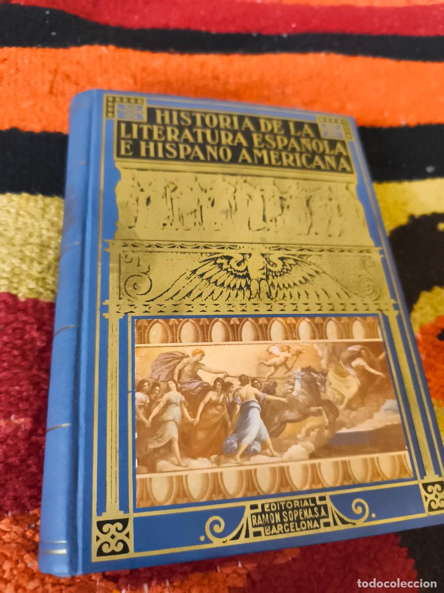 Libros de segunda mano: Libro historia de la literatura espa&ntilde;ola e hispano americana