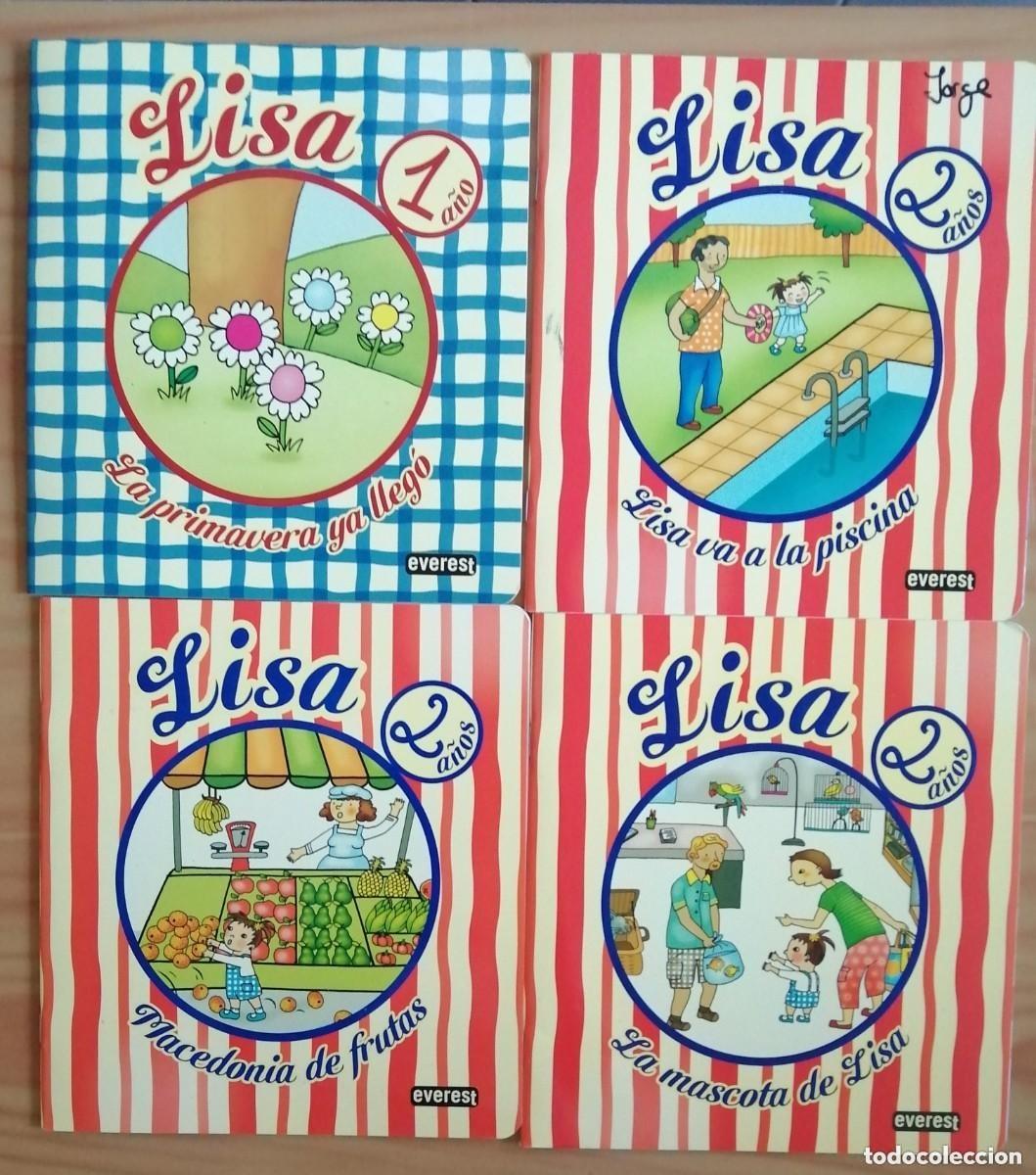 Libros de segunda mano: 4 LIBROS INFANTIL - LISA - VINTAGE - 1 Y 2 A&Ntilde;OS - PROYECTO LISA
