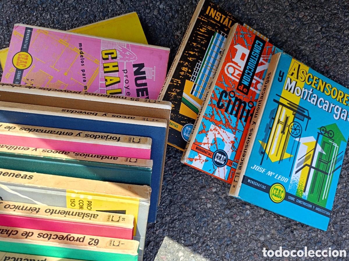 Second hand books: Lote 17 libros de construcci&oacute;n CEAC