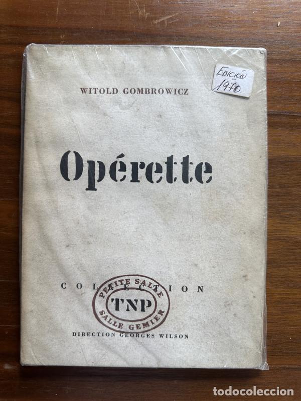 Libros de segunda mano: Operette - Gombrowicz Witold