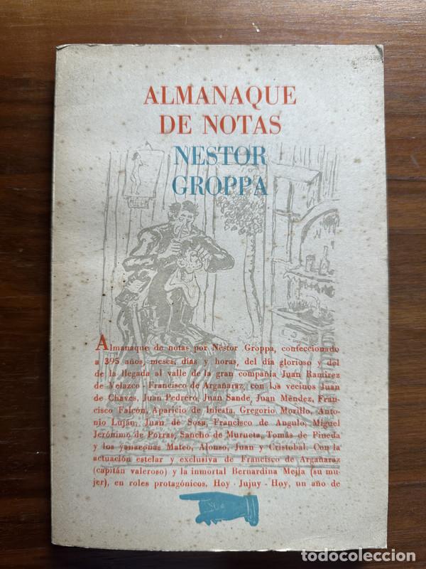 Libros de segunda mano: Almanaque de Notas - Groppa Nestor