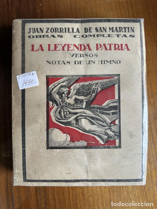 Libros de segunda mano: La Leyenda Patria - Zorrilla de San Martin Juan