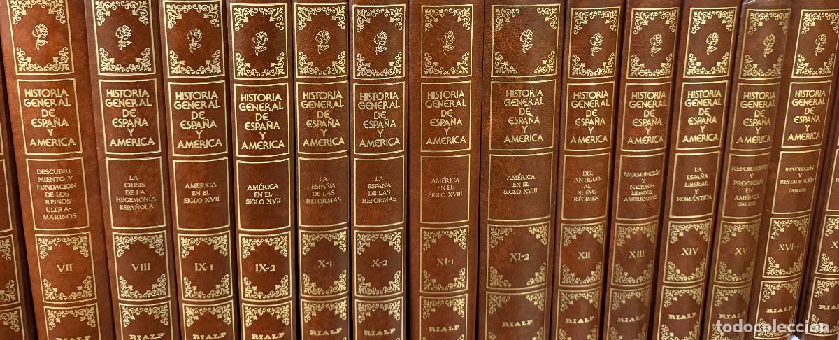 Libri di seconda mano: HISTORIA GENERAL DE ESPAÑA Y AMERICA / RIALP / 18 TOMOS EN 23 VOLUMENES // SOLO RECOGIDA LOCAL //